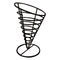 REGENT CHIP SERVER WIRE CONE POWDER COATED BLACK, (140MM DIAX225MM)