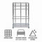 REGENT CHROME UTENSIL/CUTLERY HOLDER,