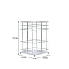 REGENT CHROME UTENSIL/CUTLERY HOLDER, 110X110MM