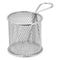 REGENT CHROME CHIP SERVER ROUND FRYER BASKET WITH HANDLE, (130/80MM DIAX80MM)