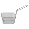 REGENT CHROME SERVER RECT. CHIP FRYER BASKET WITH HANDLE, 105X90MM