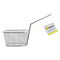 REGENT CHROME SERVER RECT. CHIP FRYER BASKET WITH HANDLE, 105X90MM