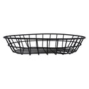 REGENT WIRE FOOD SERVING BASKET ROUND POWDER COATED BLACK, (255MM DIAX50MM)