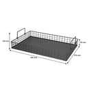 REGENT KITCHEN VINTAGE TRAY WITH STEEL MESH SIDES AND HANDLES P.C. BLACK, (420X280X50MM)