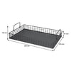 REGENT KITCHEN VINTAGE TRAY WITH STEEL MESH SIDES AND HANDLES P.C. BLACK, (420X280X50MM)