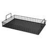 REGENT KITCHEN VINTAGE TRAY WITH STEEL MESH SIDES AND HANDLES P.C. BLACK, 420X280MM