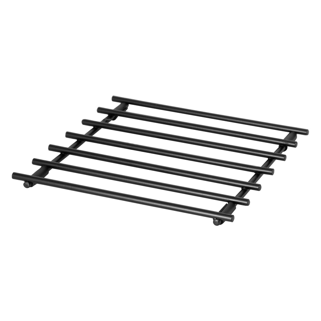 REGENT KITCHEN TRIVET SQUARE POWDER COATED BLACK, 200X200MM