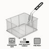 REGENT CHROME CHIP FRYER BASKET, 365 X 220 X 185MM
