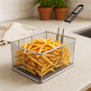 REGENT CHROME CHIP FRYER BASKET, 365 X 220 X 185MM