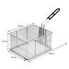 REGENT CHROME CHIP FRYER BASKET, 365X185MM