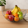 REGENT CHROME ROUND WIRE FREE-FORM BREAD/FRUIT BASKET LARGE, 285X285MM
