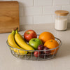 REGENT CHROME OVAL WIRE SERVING BASKET, 230X150MM