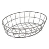 REGENT CHROME OVAL WIRE SERVING BASKET, 230X150MM