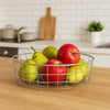 REGENT CHROME ROUND WIRE BREAD BASKET LARGE, 254MM DIA