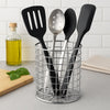 REGENT CHROME ROUND WIRE UTENSIL HOLDER,