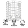 REGENT CHROME ROUND WIRE UTENSIL HOLDER,