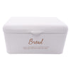 REGENT BREAD TIN WHITE WITH GOLD PRINT, 335X190MM