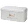 REGENT BREAD TIN WHITE WITH GOLD PRINT, 335X190MM
