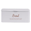 REGENT BREAD TIN WHITE WITH GOLD PRINT, 335X190MM