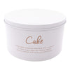 REGENT CAKE TIN WHITE WITH GOLD PRINT, 250MM DIA