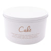 REGENT KITCHEN CAKE TIN WHITE WITH GOLD PRINTING, (250MM DIAX140MM)