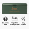REGENT BREAD TIN GREEN WITH GOLD PRINT, 340X190MM