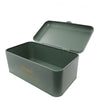 REGENT BREAD TIN GREEN WITH GOLD PRINT, 340X190MM