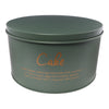 REGENT CAKE TIN GREEN WITH GOLD PRINTING, 250MM DIA