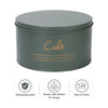 REGENT CAKE TIN GREEN WITH GOLD PRINTING, 250MM DIA
