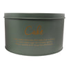 REGENT CAKE TIN GREEN WITH GOLD PRINTING, 250MM DIA