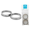 CONSOL JAR SCREW RINGS FOR 500ML & 1LT JARS, 2PK