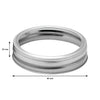 CONSOL JAR SCREW RINGS FOR 500ML & 1LT JARS, 2PK