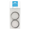 CONSOL JAR SCREW RINGS FOR 500ML & 1LT JARS, 2PK