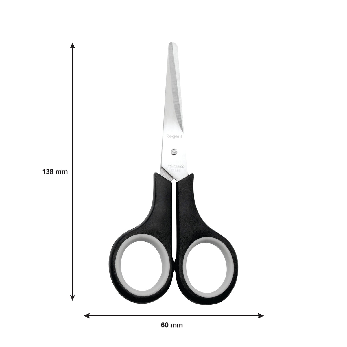 REGENT KITCHEN SCISSORS BLACK AND GREY 2PCS SET, 210MM l 138MM