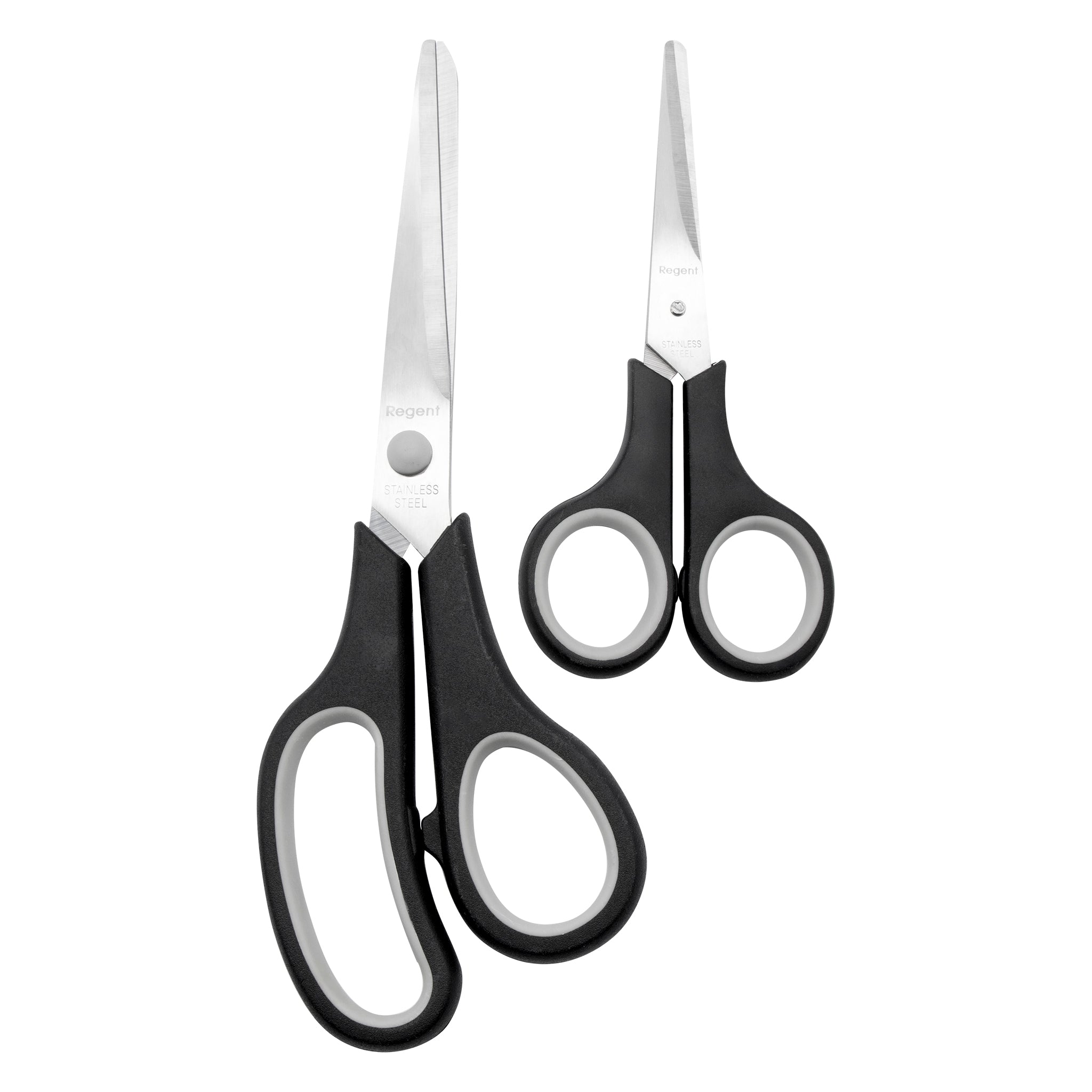 REGENT KITCHEN SCISSORS BLACK AND GREY 2PCS SET, 210MM l 138MM