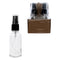 REGENT GLASS MIST SPRAY BOTTLES WITH BLACK LIDS 4 PACK, 35ML (105X33MM DIA)