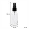 REGENT GLASS MIST SPRAY BOTTLES WITH BLACK LIDS 4 PACK, 35ML