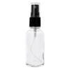 REGENT GLASS MIST SPRAY BOTTLES WITH BLACK LIDS 4PK, 35ML