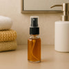 REGENT GLASS MIST SPRAY BOTTLES WITH BLACK LIDS 4 PACK, 35ML