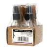 REGENT GLASS MIST SPRAY BOTTLES WITH BLACK LIDS 4PK, 35ML
