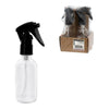 REGENT GLASS SPRAY BOTTLES WITH BLACK LIDS 4PK, 60ML