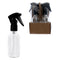 REGENT GLASS SPRAY BOTTLES WITH BLACK LIDS 4 PACK, 60ML (137X38MM DIA)