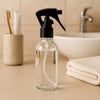 REGENT GLASS SPRAY BOTTLES WITH BLACK LIDS 4PK, 60ML