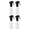 REGENT GLASS SPRAY BOTTLES WITH BLACK LIDS 4 PACK, 60ML