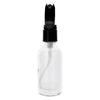 REGENT GLASS SPRAY BOTTLES WITH BLACK LIDS 4PK, 60ML