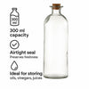 REGENT GLASS BOTTLE WITH CORK LID, 300ML