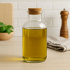 REGENT GLASS BOTTLE WITH CORK LID, 1.13L