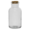 REGENT GLASS BOTTLE WITH CORK LID, 1.13L