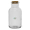 REGENT GLASS BOTTLE WITH CORK LID, 1.1LT