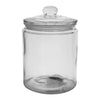 REGENT ROUND GLASS JAR WITH GLASS LID, 2.1L